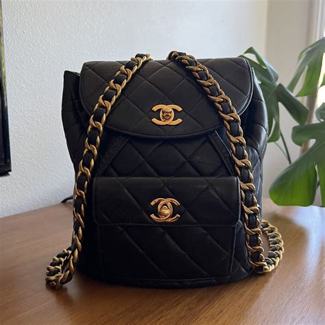 chanel backpack women's|authentic chanel backpack.